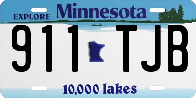 MN license plate 911TJB