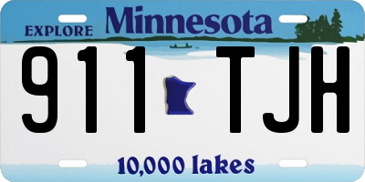 MN license plate 911TJH