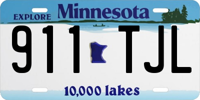 MN license plate 911TJL