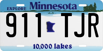 MN license plate 911TJR