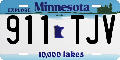 MN license plate 911TJV