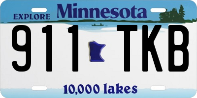 MN license plate 911TKB