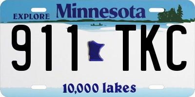 MN license plate 911TKC