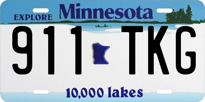 MN license plate 911TKG