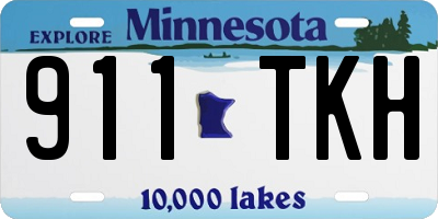 MN license plate 911TKH