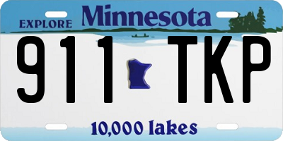 MN license plate 911TKP