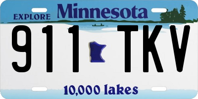 MN license plate 911TKV