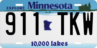 MN license plate 911TKW