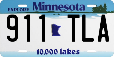 MN license plate 911TLA