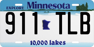 MN license plate 911TLB