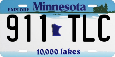 MN license plate 911TLC