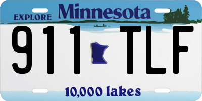 MN license plate 911TLF