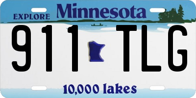 MN license plate 911TLG