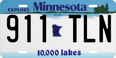 MN license plate 911TLN