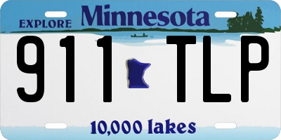 MN license plate 911TLP