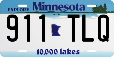 MN license plate 911TLQ