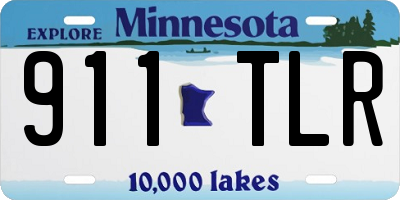 MN license plate 911TLR