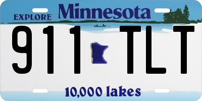 MN license plate 911TLT