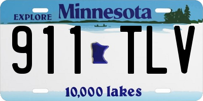 MN license plate 911TLV