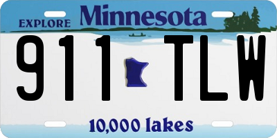 MN license plate 911TLW