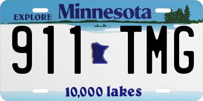 MN license plate 911TMG