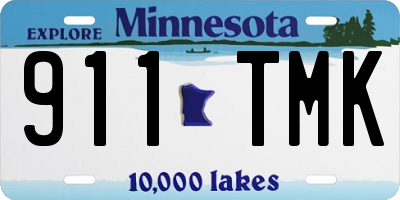 MN license plate 911TMK