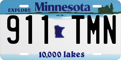 MN license plate 911TMN