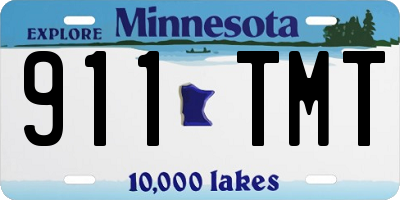 MN license plate 911TMT