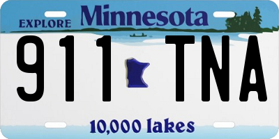 MN license plate 911TNA