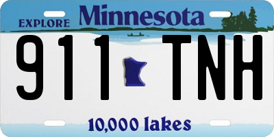MN license plate 911TNH