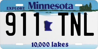 MN license plate 911TNL