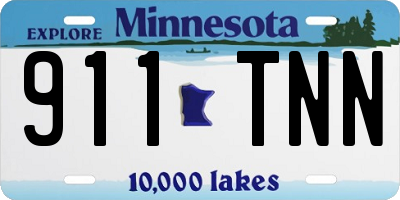 MN license plate 911TNN
