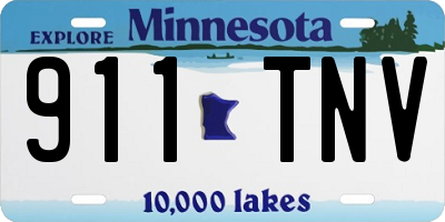 MN license plate 911TNV