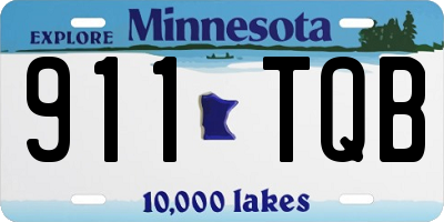 MN license plate 911TQB