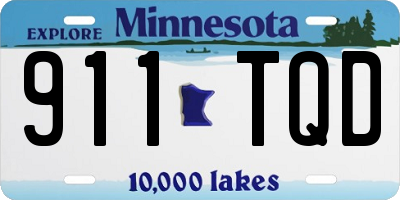 MN license plate 911TQD