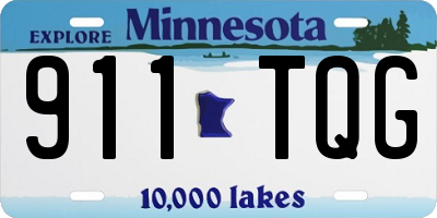 MN license plate 911TQG