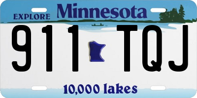 MN license plate 911TQJ