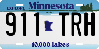 MN license plate 911TRH
