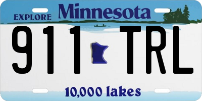 MN license plate 911TRL
