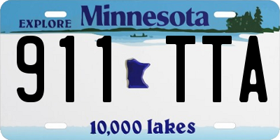 MN license plate 911TTA