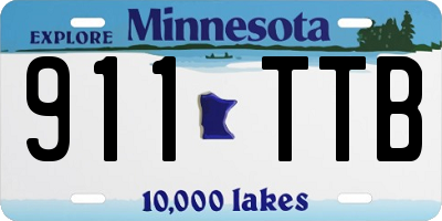 MN license plate 911TTB