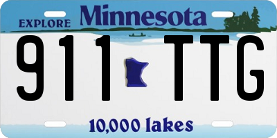 MN license plate 911TTG