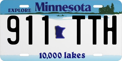 MN license plate 911TTH
