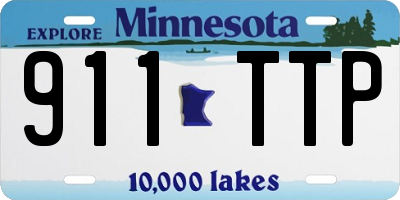 MN license plate 911TTP