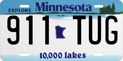 MN license plate 911TUG