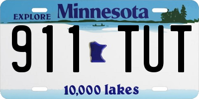 MN license plate 911TUT