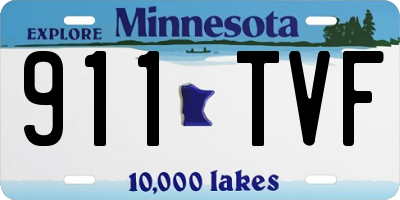 MN license plate 911TVF