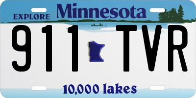 MN license plate 911TVR
