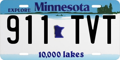 MN license plate 911TVT
