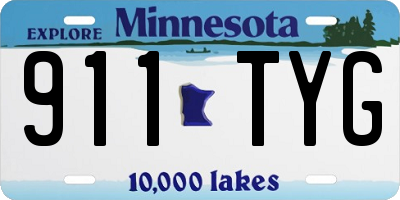 MN license plate 911TYG